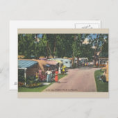  Florida Trailer Park Post Card Briefkaart (Voorkant / Achterkant)