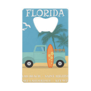 Florida:Travel Bottle Opener Kredietkaart Flessenopener