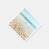 Florida Tropische strand Sand Ocean Waves Sea Shel Servetten (Hoek)