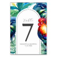 Florida Trouwtafel Nummer Key West Style