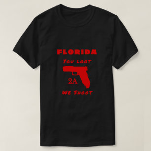 Florida Tweede Amendement Vrijheid T-shirt