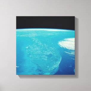 Florida uit Space Canvas Afdruk