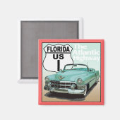 Florida US Route 1 - De Atlantische Highway Magneet (Voorkant / Achterkant)
