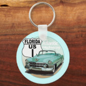 Florida US Route 1 - De Atlantische Highway Sleutelhanger (Voorkant)