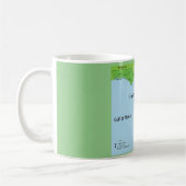 Florida USA Map - Golf van Mexico Koffiemok (Links)