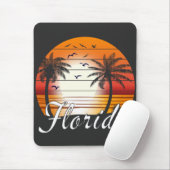  Florida USA Palm Trees Summer Beach Muismat (Met muis)