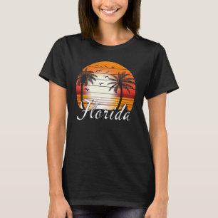Florida USA Palm Trees Summer Beach T-shirt