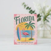 Florida USA Vintage Travel Briefkaart (Staand voorkant)