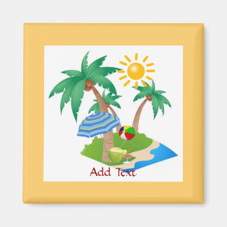 Florida Vacation koelkast magnet sjabloon Magneet
