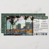 Florida Vacation Travel Cicket (Voorkant / Achterkant)