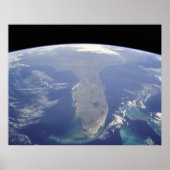 Florida vanaf Space Canvas Print (Voorkant)
