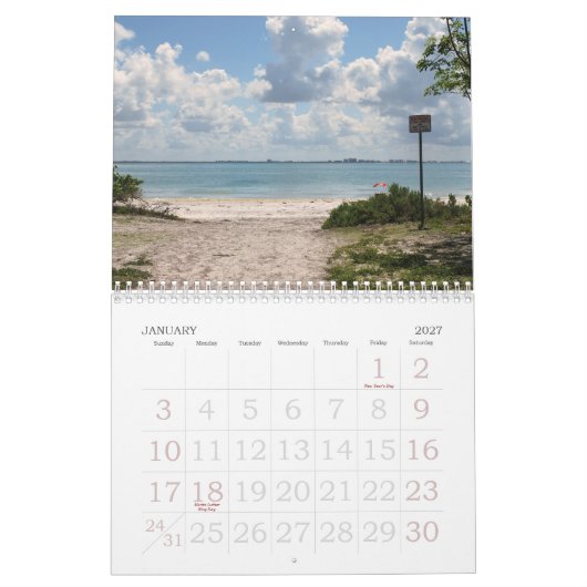 Florida, Verenigde Staten, kalender 2011 (Jan 2027)