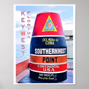 Florida - Verenigde Staten - Mozaïek - Poster