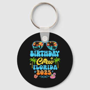 Florida verjaardagscrew vakantie cruise 2025 zomer sleutelhanger