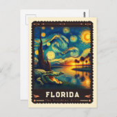 Florida | Vincent van Gogh geïnspireerd Briefkaart (Voorkant / Achterkant)