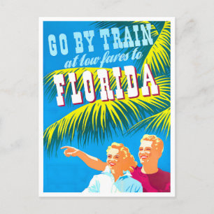 Florida vintage-briefkaart briefkaart