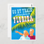 Florida vintage-briefkaart briefkaart (Voorkant / Achterkant)