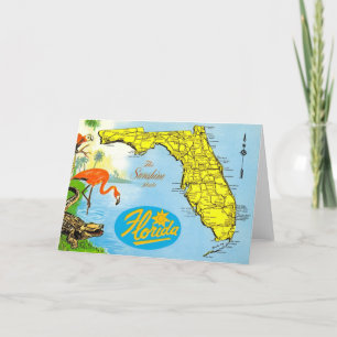 Florida Vintage Kaart