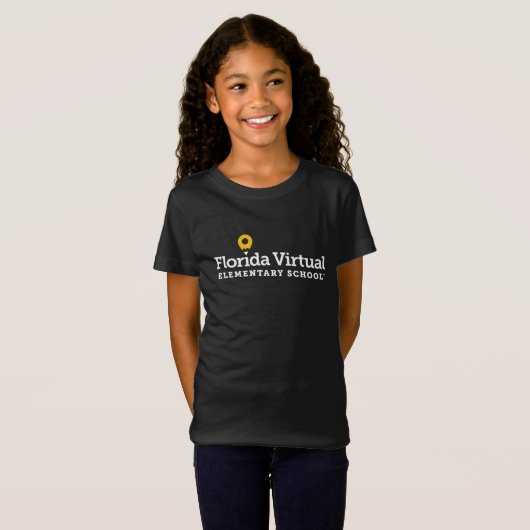 Florida Virtual Elementary School | Meisjes T-shirt (Voorkant volledig)