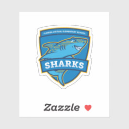 Florida Virtual Elementary School Sharks Sticker