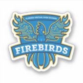 Florida Virtual High School Firebirds Sticker (Voorkant)
