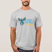 Florida Virtual High School Vuurvogels, Grijs Shir T-shirt (Voorkant)