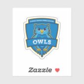 Florida Virtual Middle School Owl Sticker (Vel)