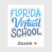 Florida Virtual School Hand Lettering Sticker (Vel)