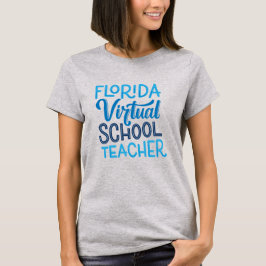 Florida Virtual School leraar, grijs T-shirt