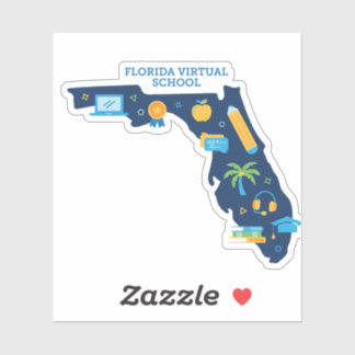 Florida Virtual School - Sticker van de staat Flor