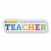 Florida Virtual School Teacher Sticker (Voorkant)