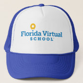 Florida Virtual School Trucker Hoed Pet (Voorkant)