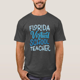 Florida virtuele school leraar, houtskool T-shirt