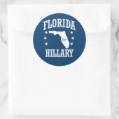 FLORIDA VOOR HILLARY RONDE STICKER (Tas)