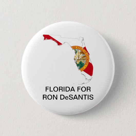 FLORIDA voor Ron DeSantis GOVERNOR Button (Voorkant)