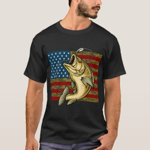 Florida-vormige duikvlag snorkelen vissen t-shirt