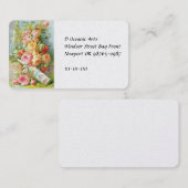 Florida Water Keulen met Rozen van koolstof Visitekaartje (Voorkant / Achterkant)