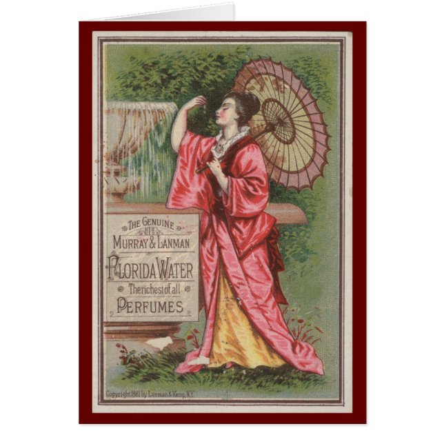 Florida Water Vintage Image (Voorkant)