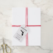 Florida Wedding Welkom Cadeaulabel (Met Touw)