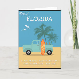 Florida:Wenskaart reizen Kaart