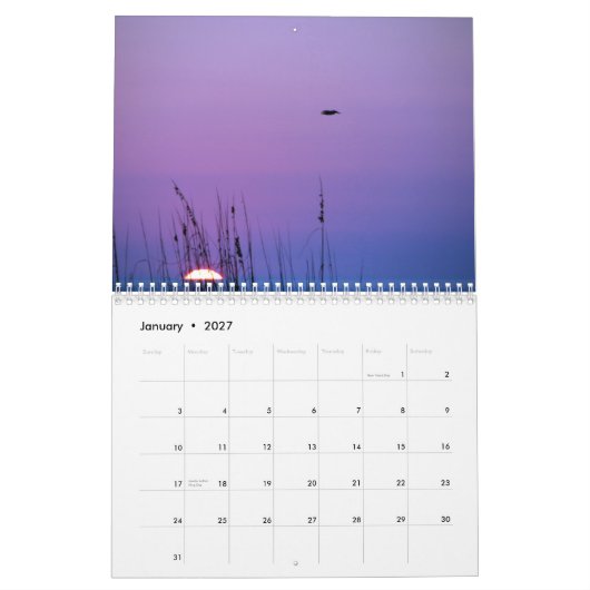 Florida westkust 2012 kalender (Jan 2027)