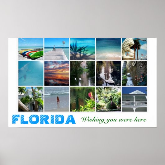 Florida Wishing dat je hier was... Poster (Voorkant)