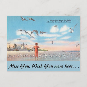 Florida, Zee Gollen, Daytona Beach Briefkaart