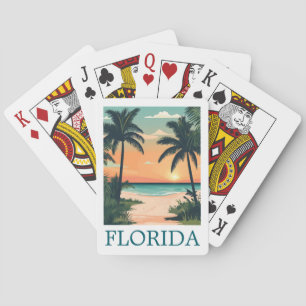 Florida Zonneschijn Staat – Tropisch Strandparadij Pokerkaarten