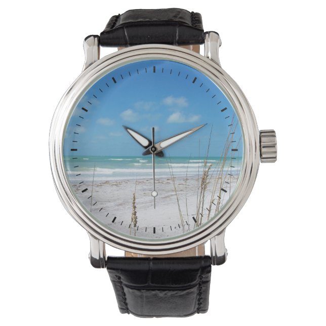 Florida zonnig strand horloge (Voorkant)