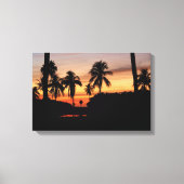 Florida zonsondergang canvas afdruk (Voorkant)