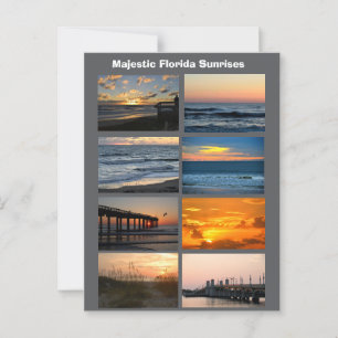 Florida zonsopgangen briefkaart
