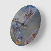 Florida-zwembad — design-001 ronde klok (Hoek)