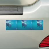 Floridaanse lamantijn bumpersticker (Op auto)