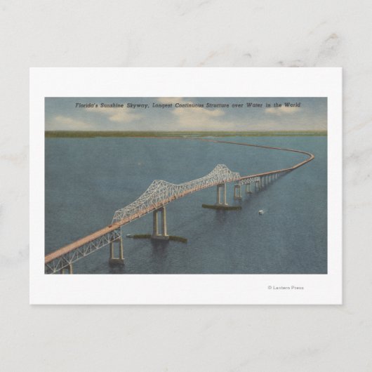 Florida's Sunshine Skyway BridgeFlorida Briefkaart (Voorkant)